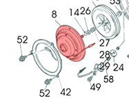 8) Motor assembly